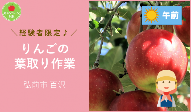 「「 岩木山観光りんご園さん」10月の午前のお仕事カレンダー」のサムネイル