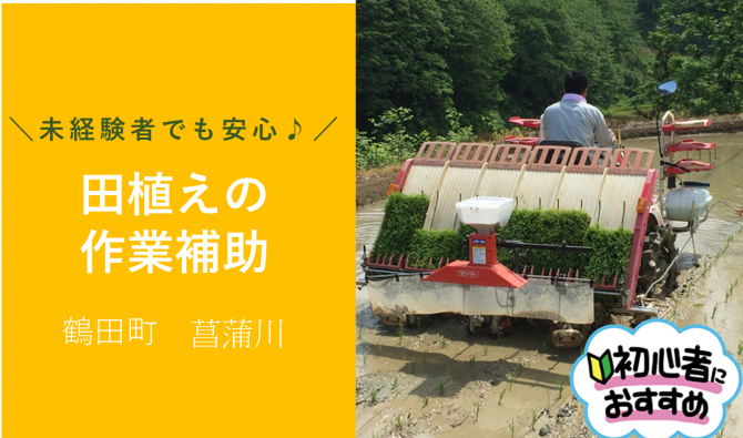 「「 神成精米工場さん」鶴田町 田植え作業 5月お仕事カレンダー」のサムネイル