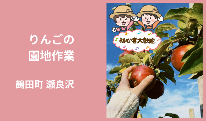 「「 林檎の杜 成田りんご園さん」鶴田町 りんご園地作業 9月お仕事カレンダー」のサムネイル