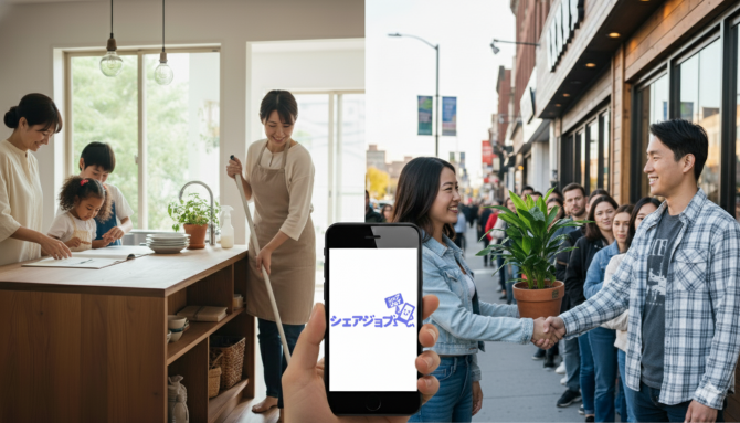 「【スキマ時間活用】あなたの「空き時間」が誰かの「ありがとう」に🌸 シェアジョブtoCで始める“お手伝い”のススメ」のサムネイル