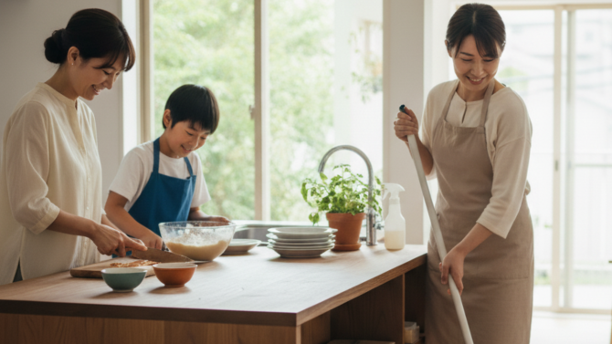 「＼年末の大掃除、もう悩まない／ スマホでカンタン「家事代行」で、ご近所さんと“ちょっと助け合い”しませんか？」のサムネイル