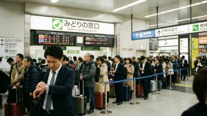 「【帰省ラッシュ対策】みどりの窓口も人気お土産も大行列…😱 その「並び」、誰かに頼んでスマートに帰省しませんか？🚄✨」のサムネイル
