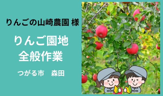 「「 りんごの山崎農園さん」つがる市 りんご園地全般作業 5月お仕事カレンダー」のサムネイル